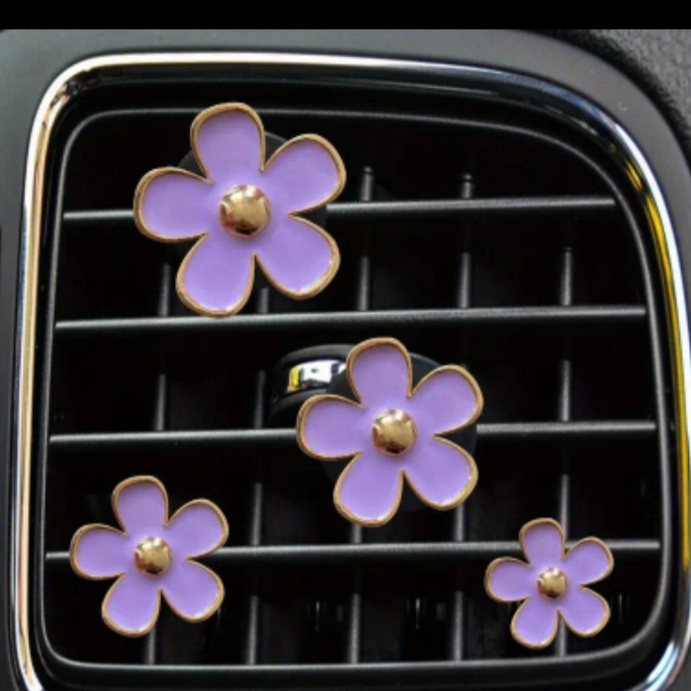 Flower Car Air Freshener  & Accessory